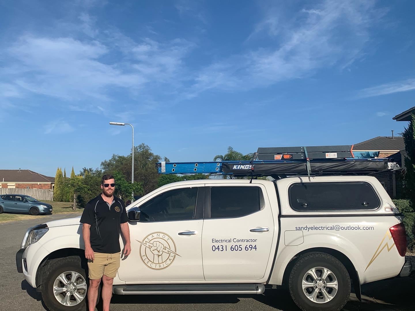 Sandy Electrical service van